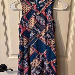 GB Girls Multicolor Geometric Dress